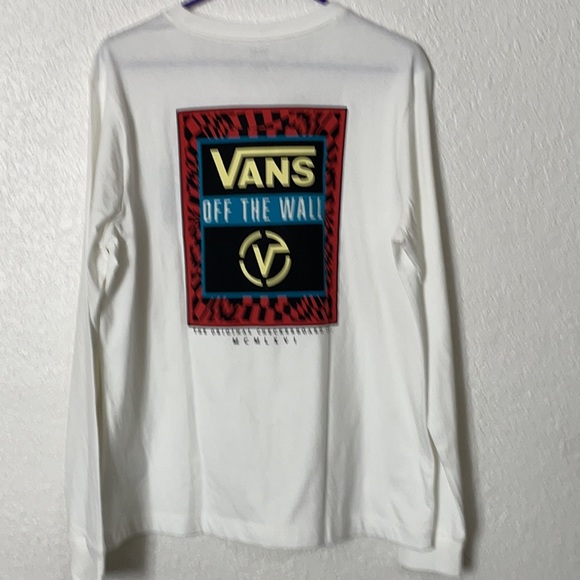 Vans Tops - Vans women’s white long sleeve T-shirt size L